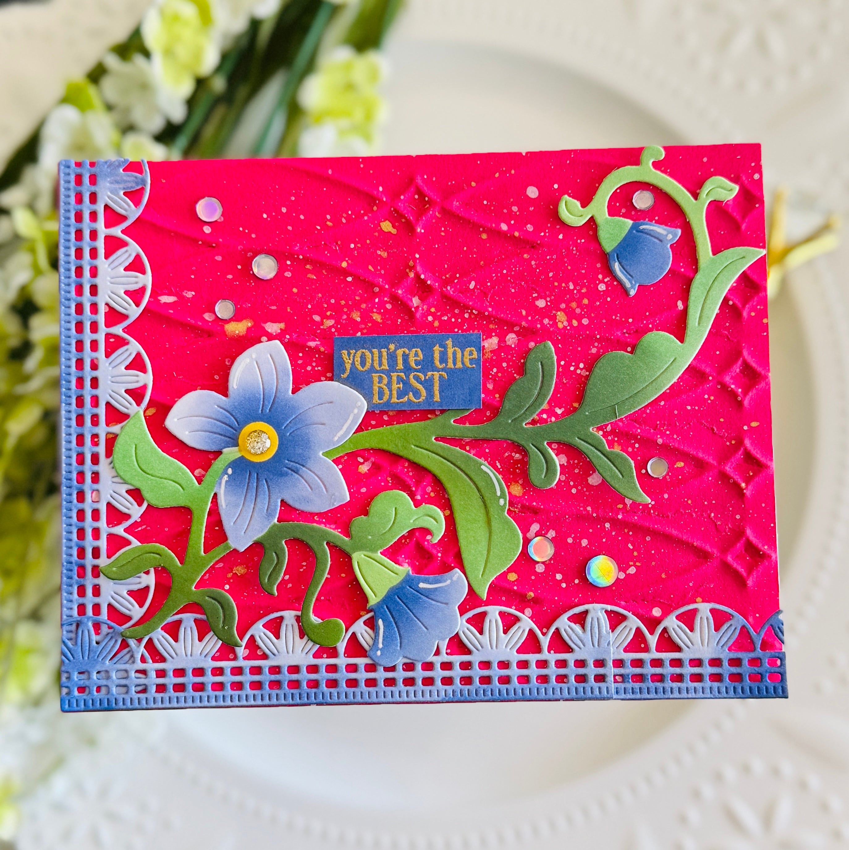 Pinkfresh Studio - Trailing Grace Stencils