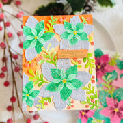 Pinkfresh Studio - Whispers of Poinsettia Stencils