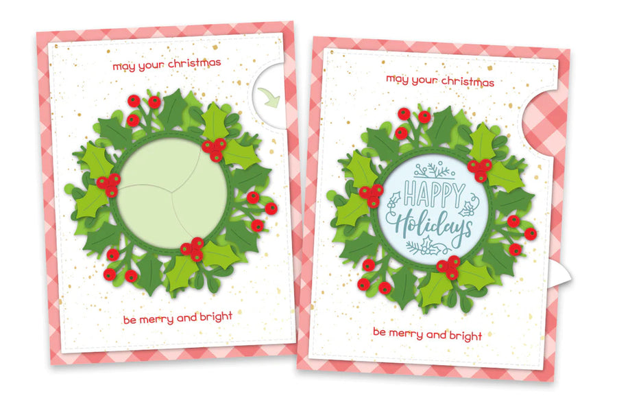Lawn Fawn - Magic Iris Holly Wreath Add-On Dies