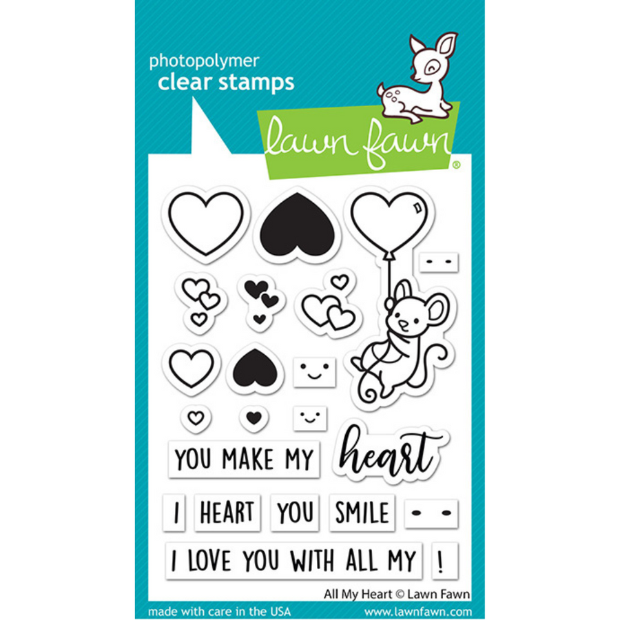 Lawn Fawn - All My Heart Stamps
