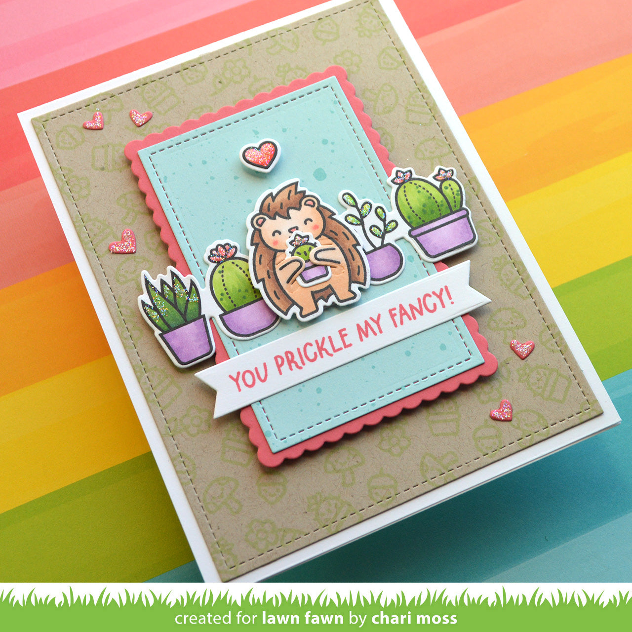 Lawn Fawn - Porcu-Pine for You Add-On Stamps
