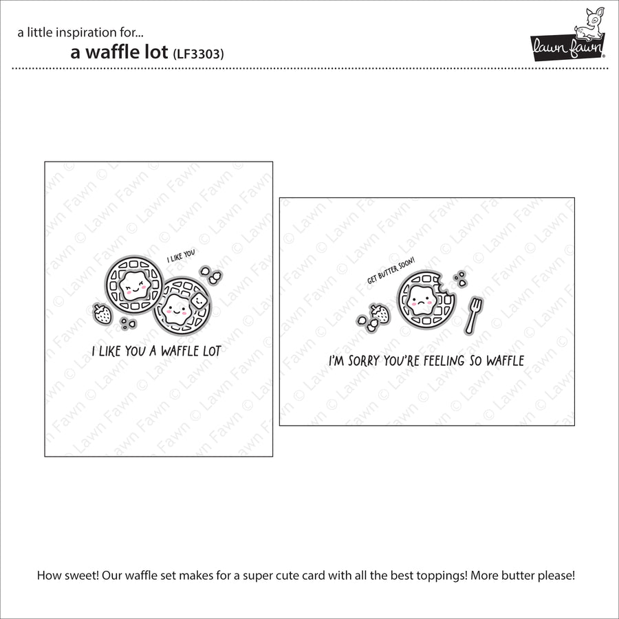 Lawn Fawn - A Waffle Lot Stamps