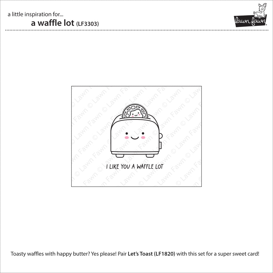 Lawn Fawn - A Waffle Lot Stamps