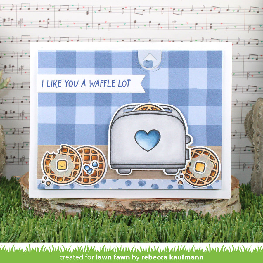 Lawn Fawn - A Waffle Lot Stamps
