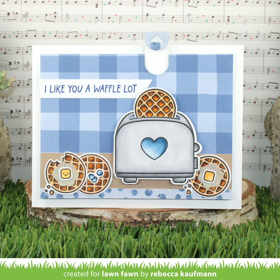Lawn Fawn - A Waffle Lot Stamps