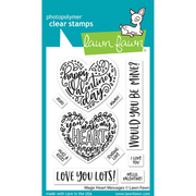 Lawn Fawn - Magic Heart Messages Stamps