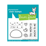 Lawn Fawn - You Mean So Mochi Stamps