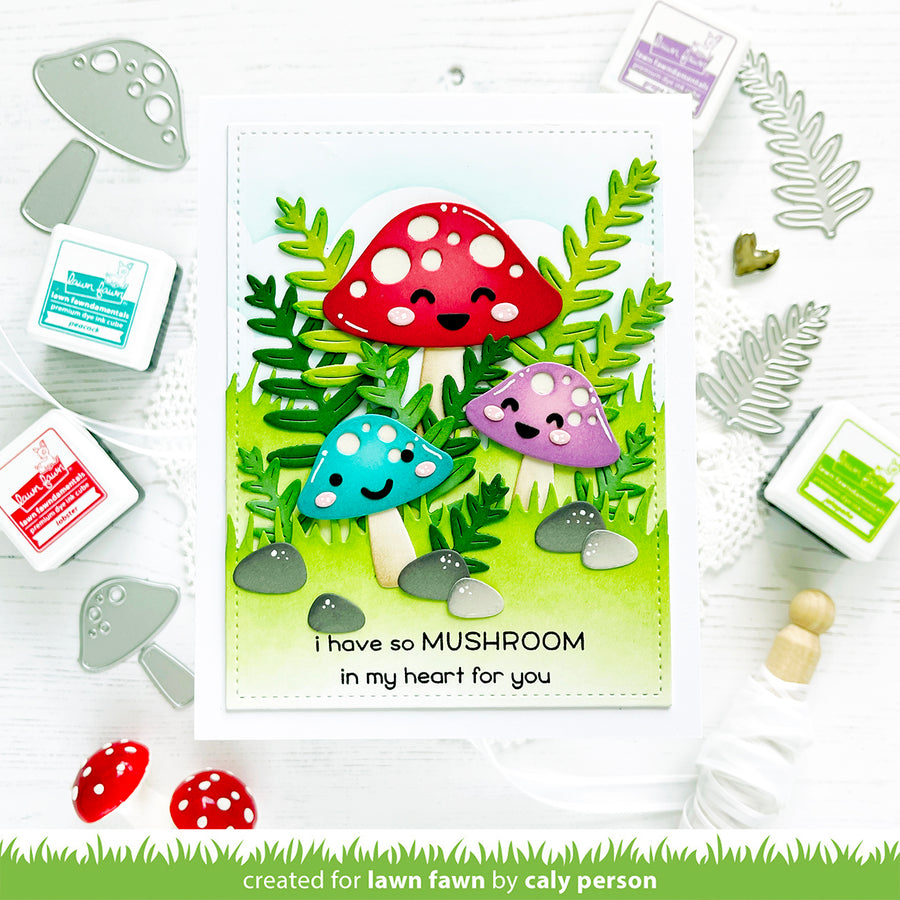 Lawn Fawn - Happy Mushrooms Dies