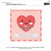 Lawn Fawn - Stitched Happy Heart Dies