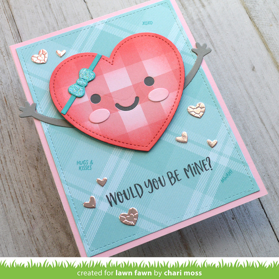 Lawn Fawn - Stitched Happy Heart Dies