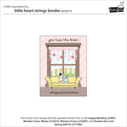 Lawn Fawn - Little Heart Strings Border Dies