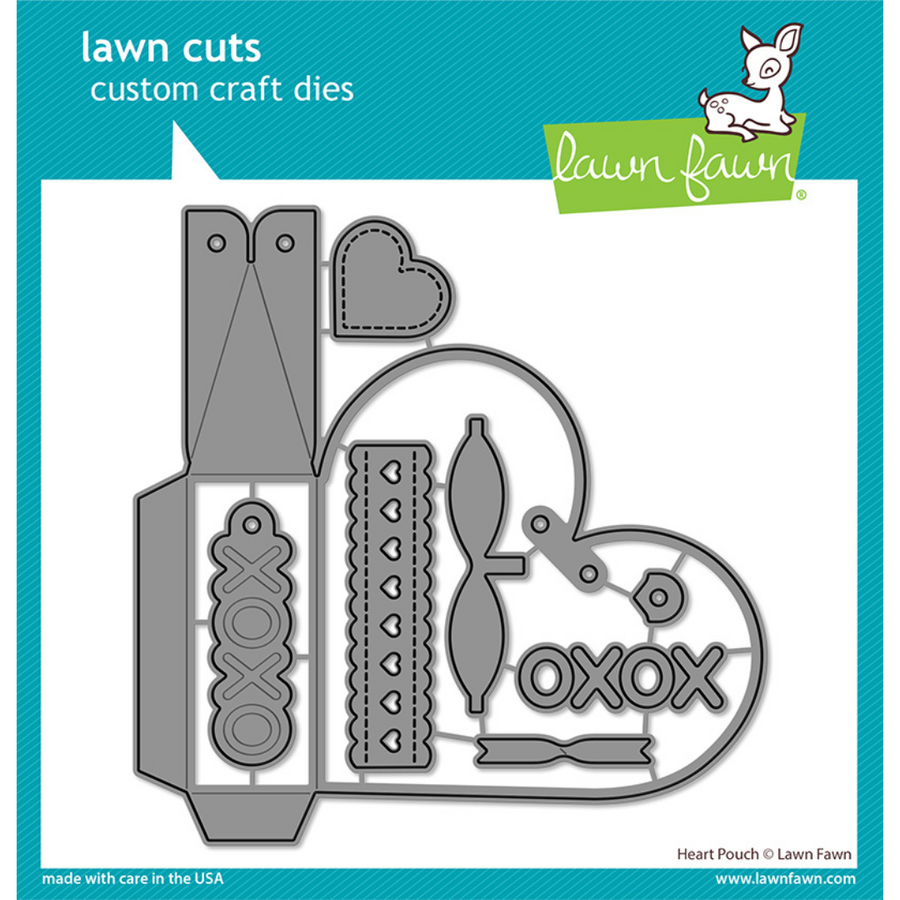 Lawn Fawn - Heart Pouch Dies