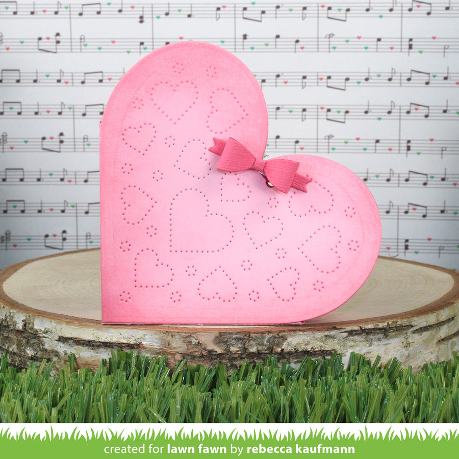 Lawn Fawn - Heart Pouch Dies