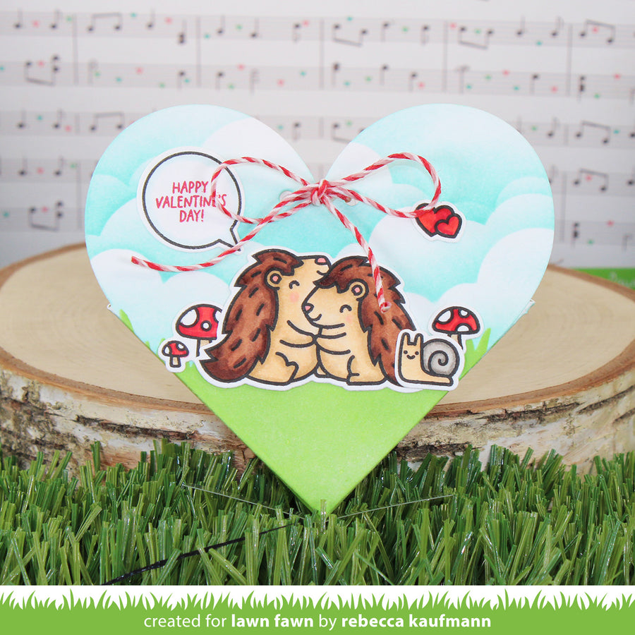 Lawn Fawn - Heart Pouch Dies