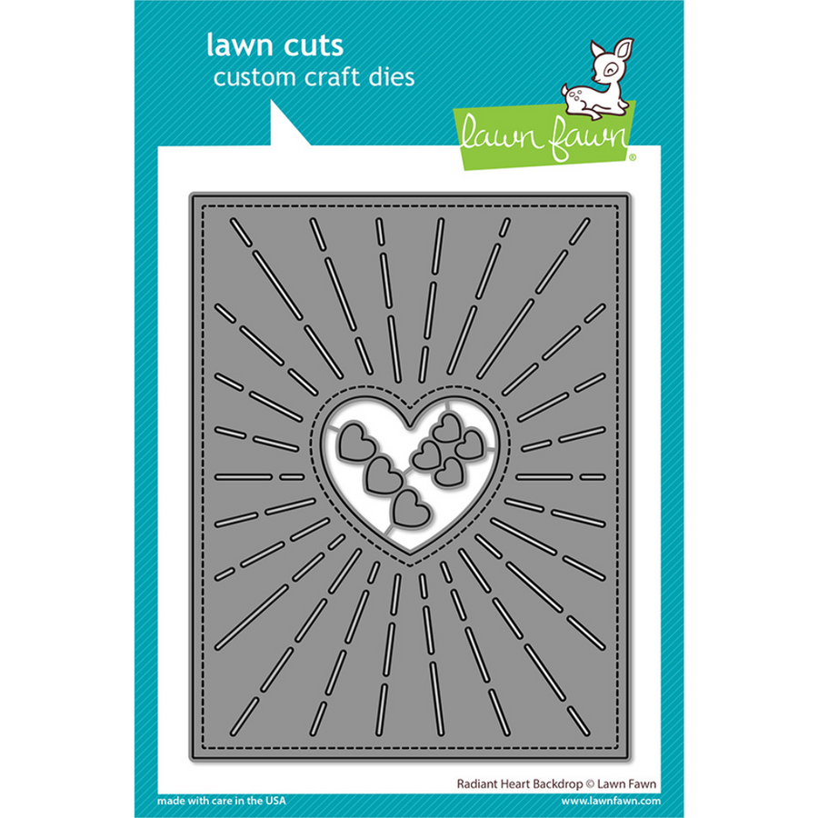 Lawn Fawn - Radiant Heart Backdrop