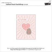 Lawn Fawn - Radiant Heart Backdrop