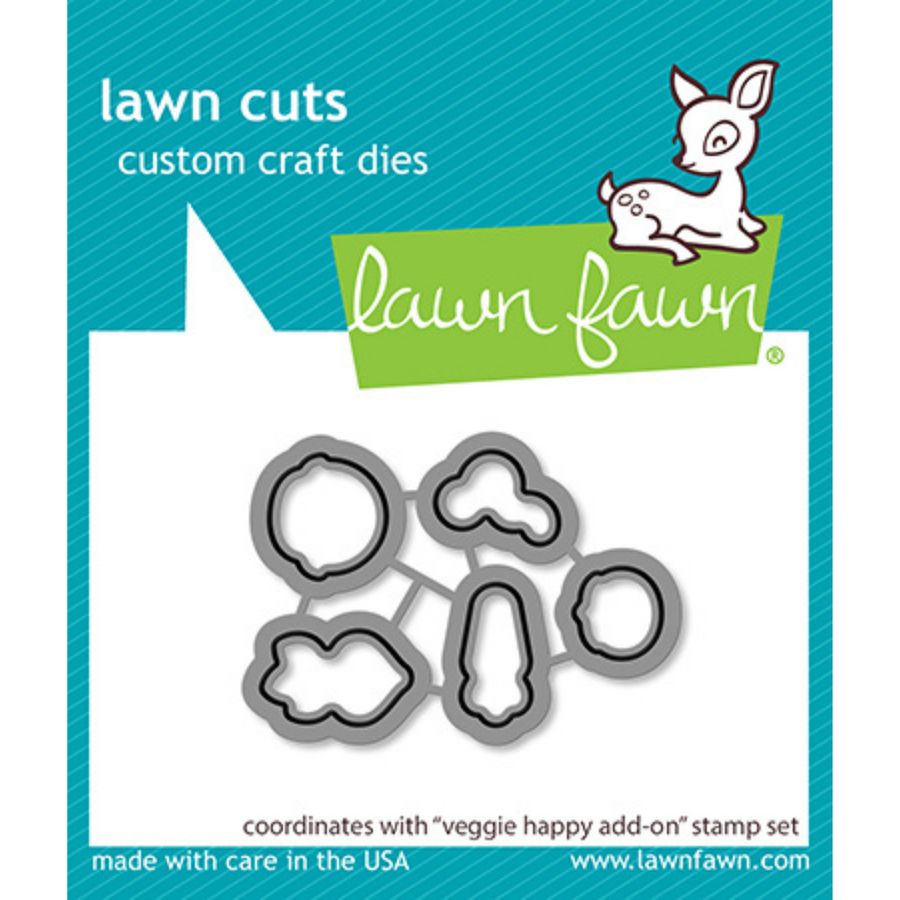 Lawn Fawn - Veggie Happy Add-On lDies