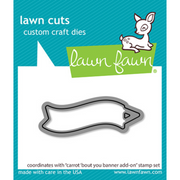 Lawn Fawn - Carrot 'Bout You Banner Add-On Dies