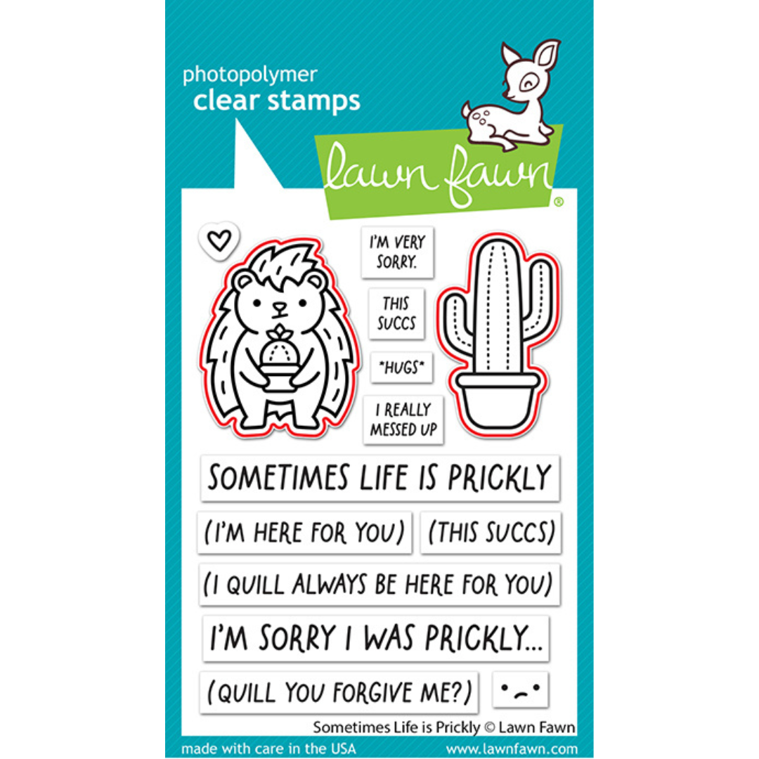 Lawn Fawn - Sometimes Life is Prickly Dies