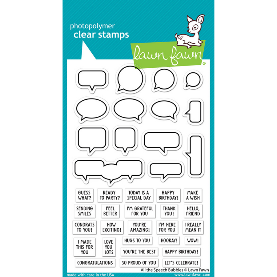 Lawn Fawn - All the Speech Bubbles