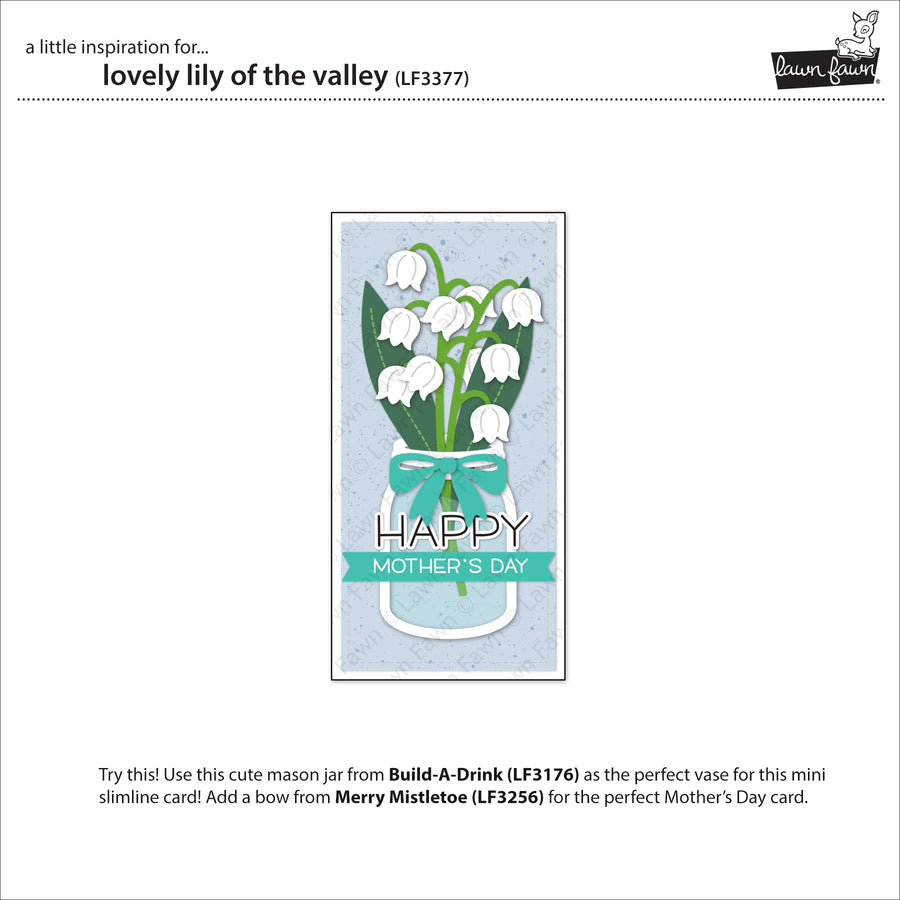 Lawn Fawn - Lovely Lily of the Valley