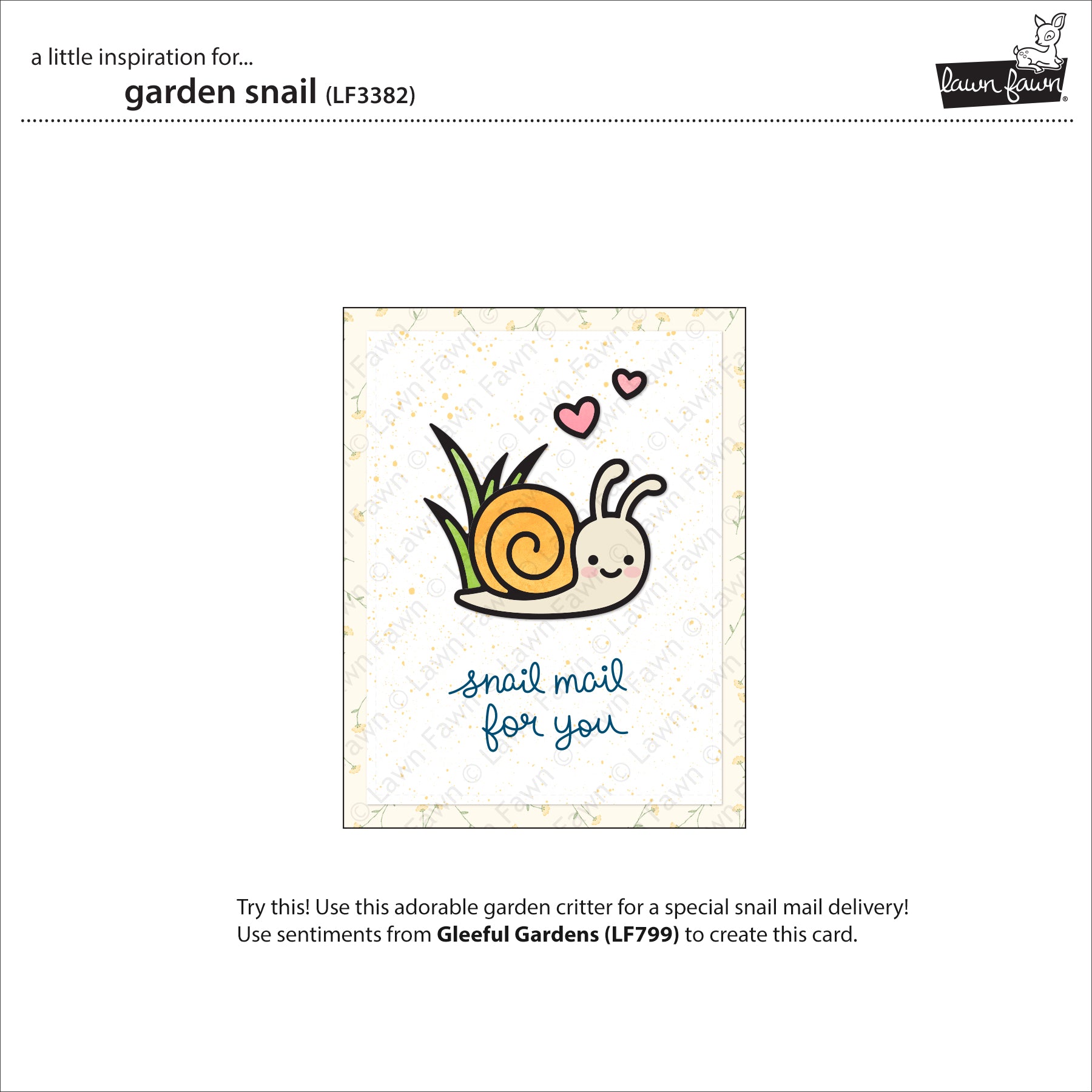 Lawn Fawn - Garden Snail