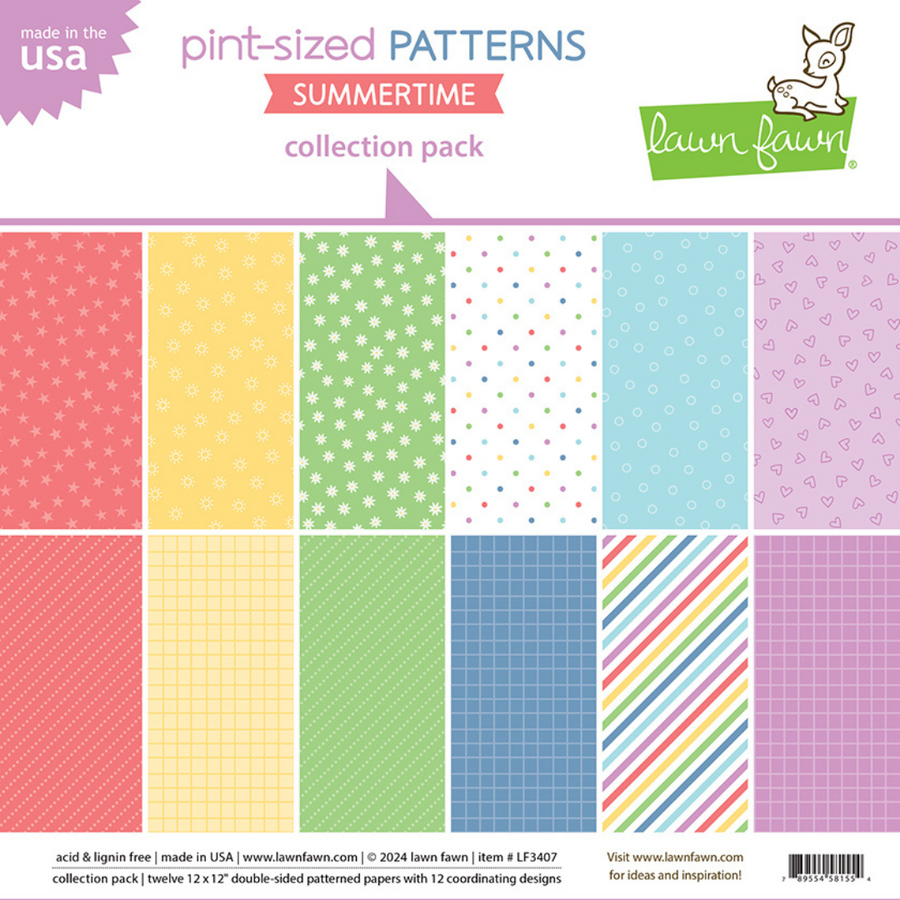Lawn Fawn - Pint-sized Patterns Smmertime Collection Pack