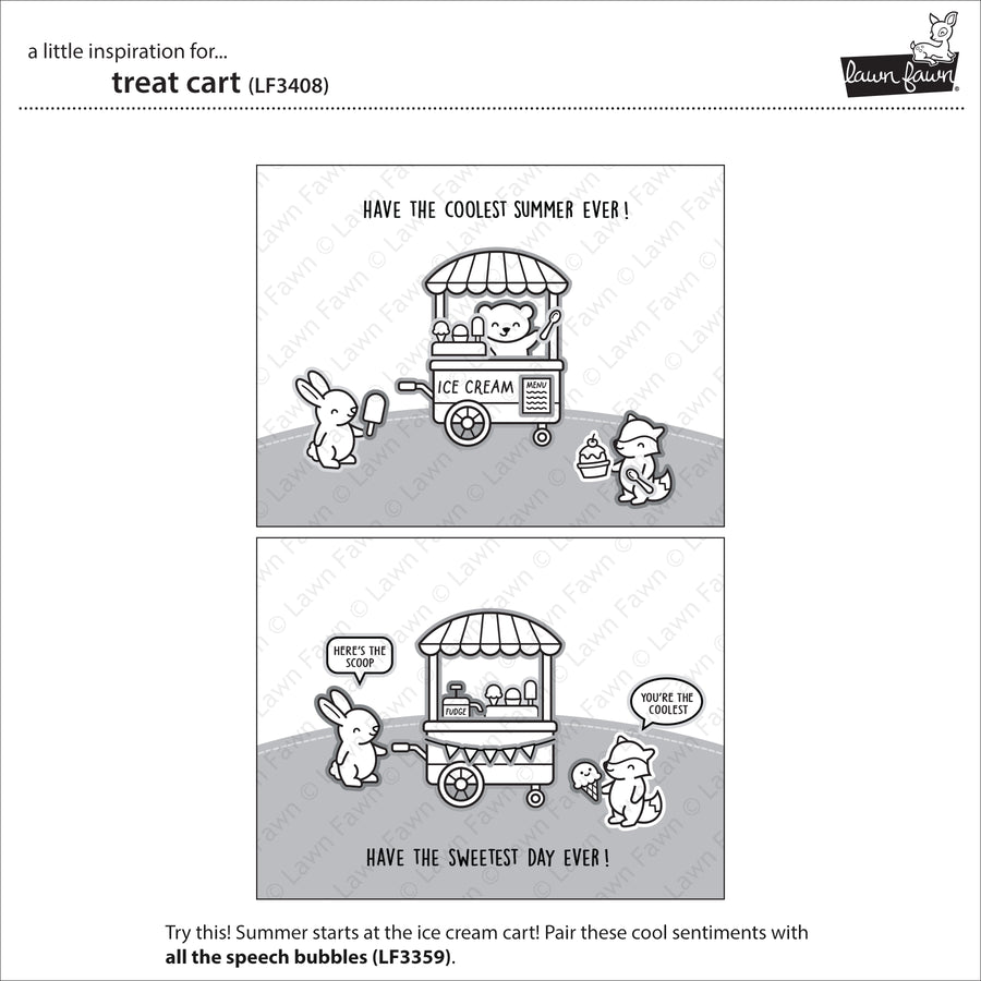 Lawn Fawn - Treat Cart Stamps