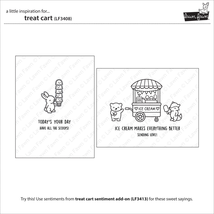 Lawn Fawn - Treat Cart Stamps