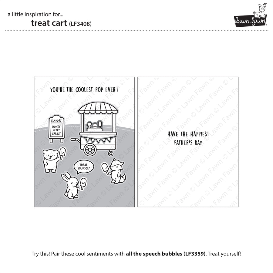Lawn Fawn - Treat Cart Stamps