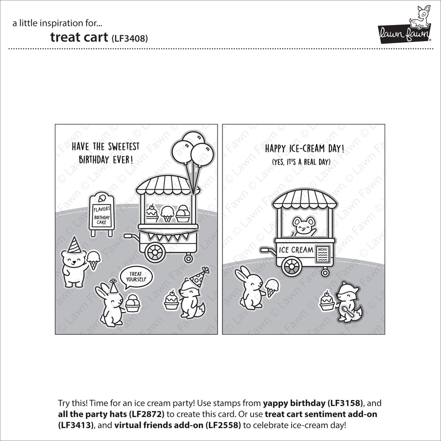 Lawn Fawn - Treat Cart Stamps