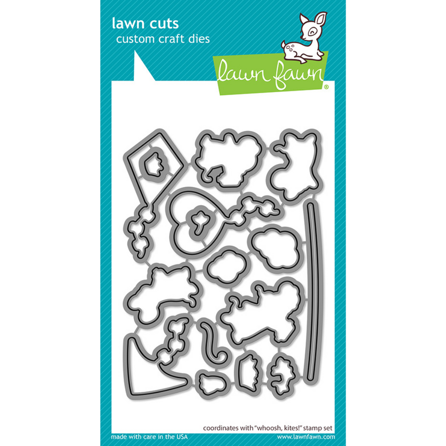 Lawn Fawn - Whoosh, Kites! Dies