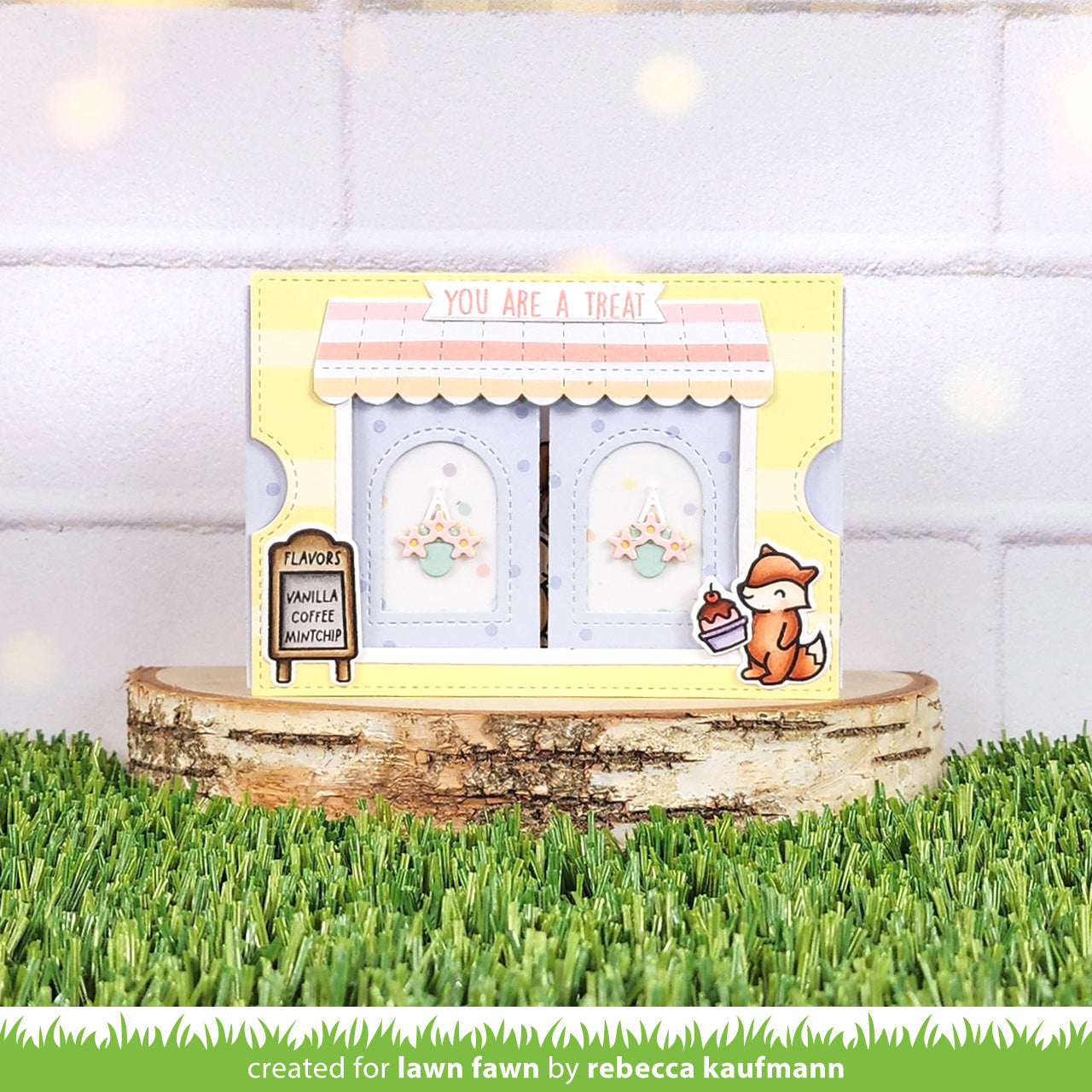 Lawn Fawn - Ta-da! Diorama! Shop Add-on Dies