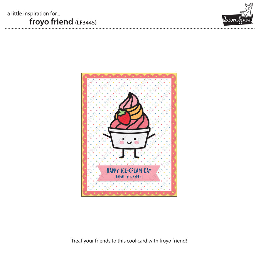 Lawn Fawn - Froyo Friend Dies