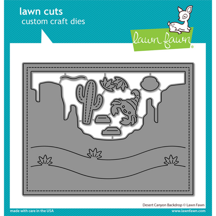 Lawn Fawn - Desert Canyon Backdrop Die