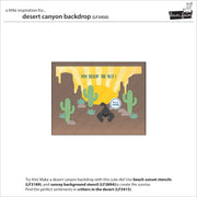 Lawn Fawn - Desert Canyon Backdrop Die