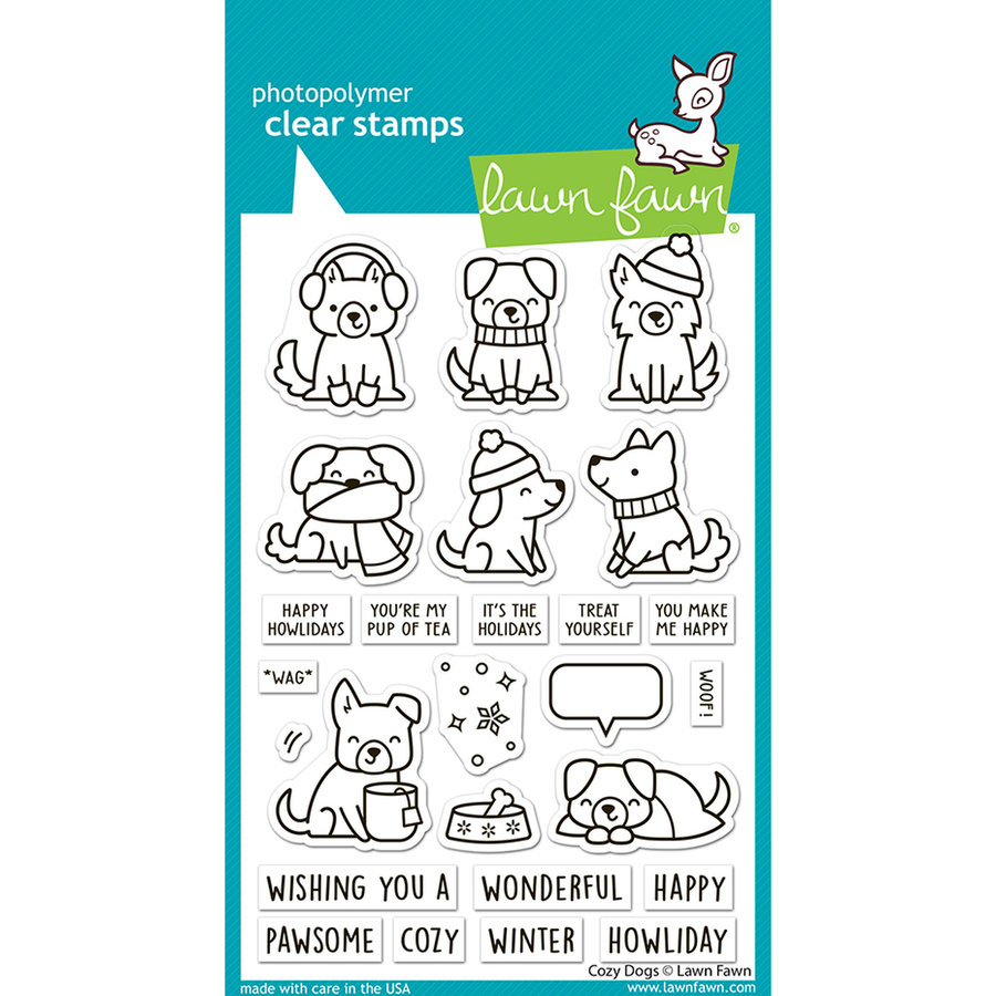 Lawn Fawn Cozy Dogs Stamps