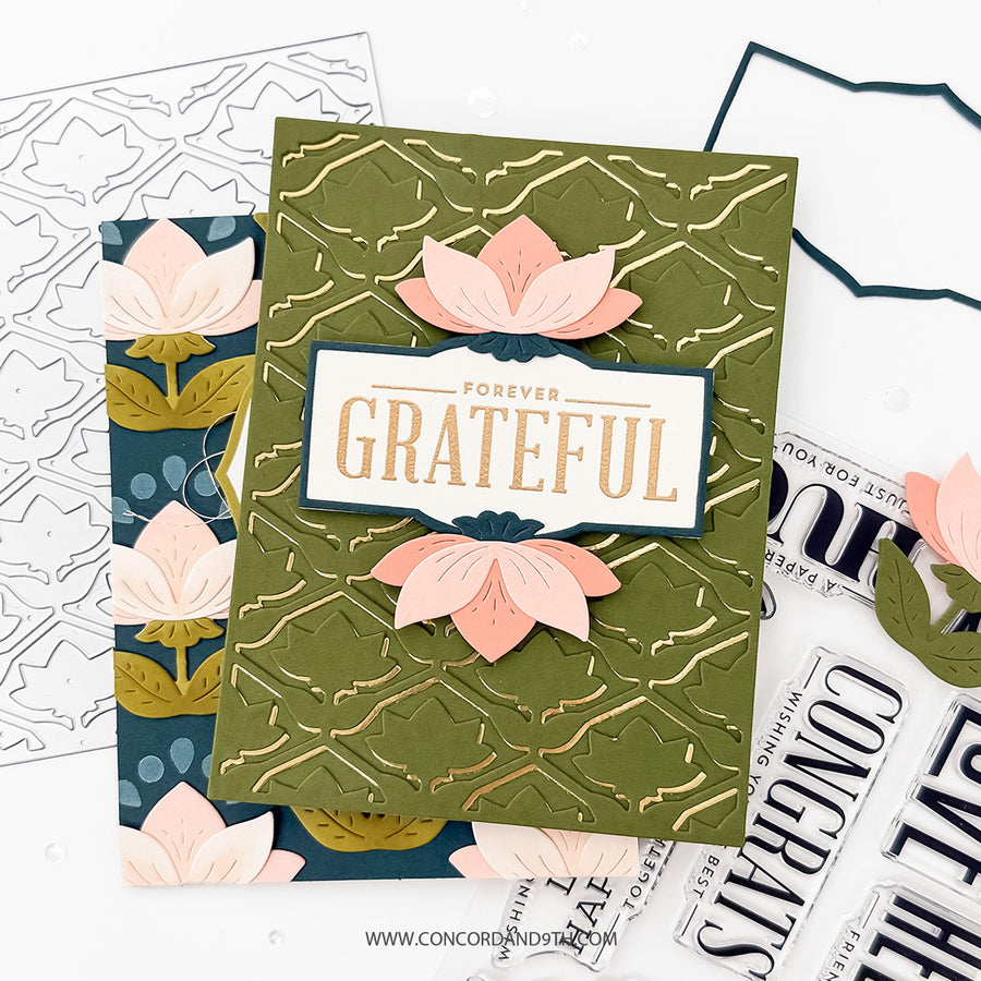 (PRE-ORDER) Concord & 9th - Layered Lotus Stencil Pack