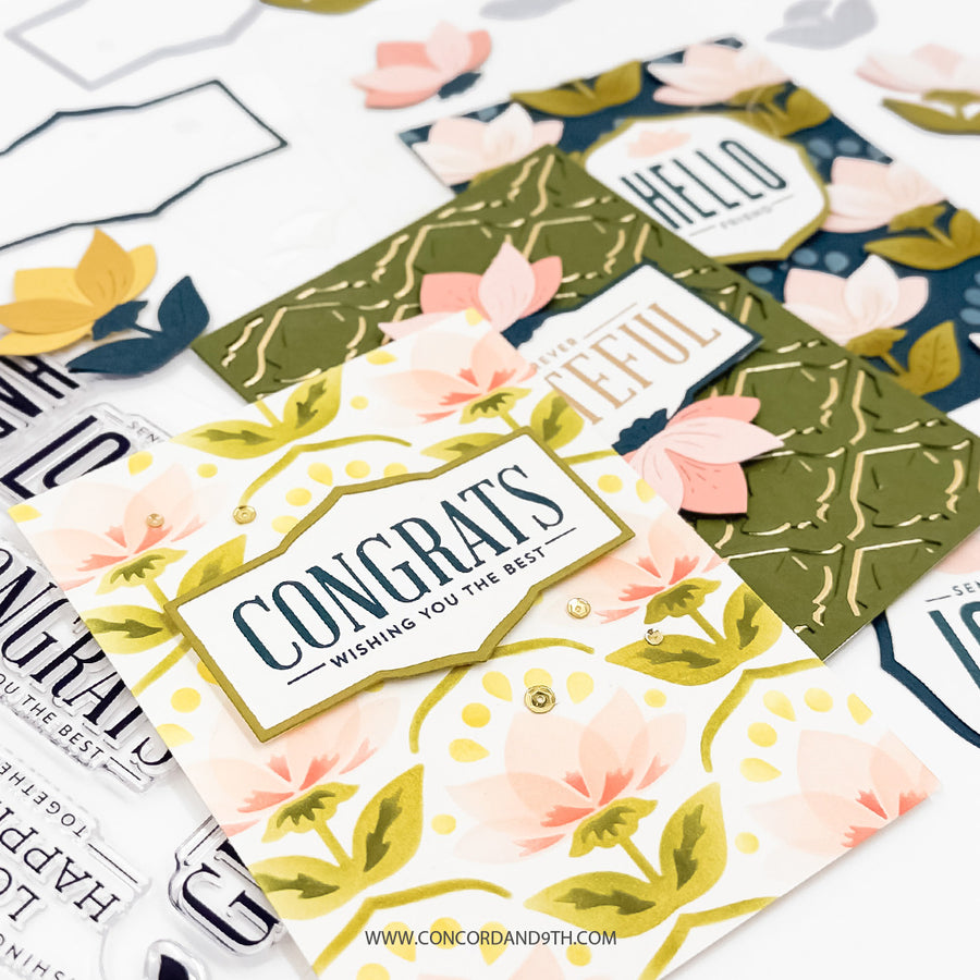 (PRE-ORDER) Concord & 9th - Layered Lotus Stencil Pack