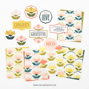 (PRE-ORDER) Concord & 9th - Layered Lotus Stencil Pack