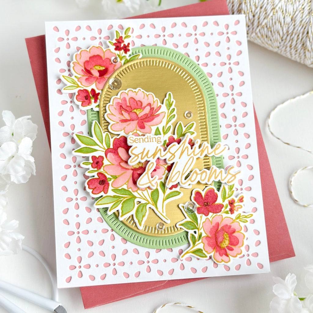 Pinkfresh Studio - Peony Glow Dies