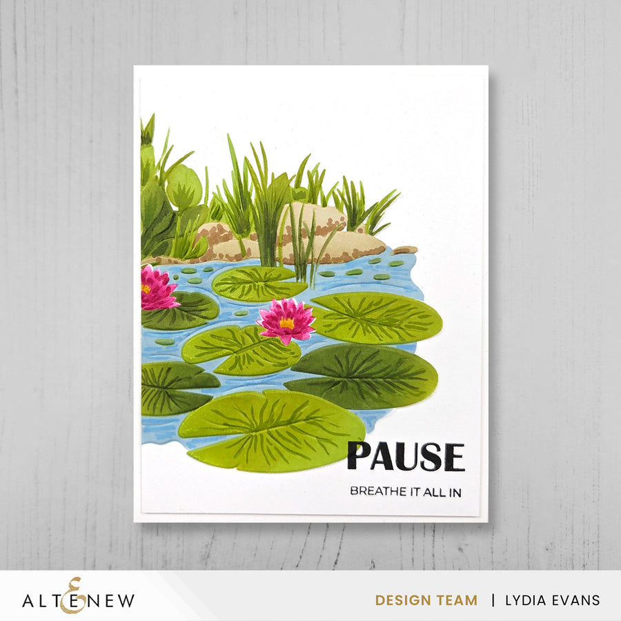Altenew - Lilypad Dreams Simple Coloring Stencil Set (3 in 1)