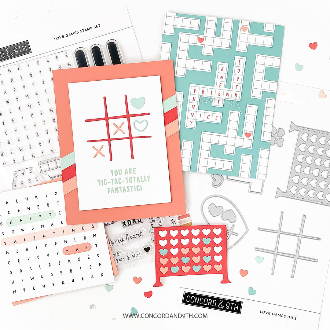 Concord & 9th - Love Games Stamp Set