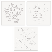Altenew - Lush Berry Branch Simple Coloring Stencil Set (3 in 1)