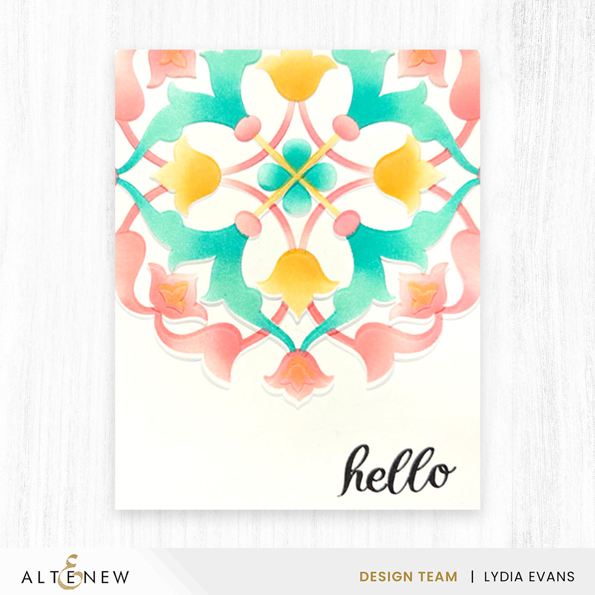 Altenew - Arabesque Medallion Builder Stencil Set (3 in 1)