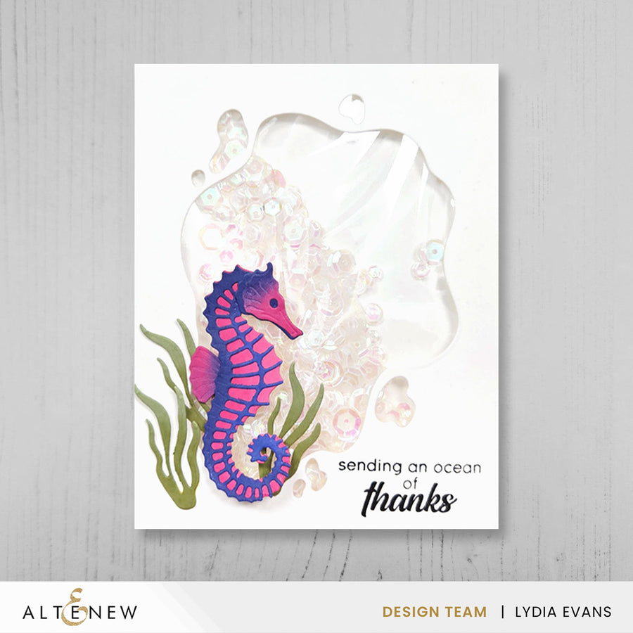 Altenew - Mini Delight: Graceful Seahorse Stamp & Die Set