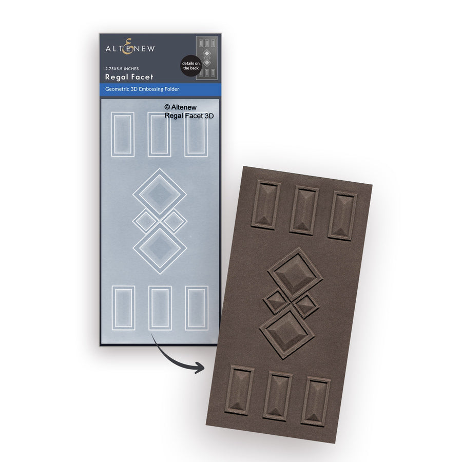 Altenew - Regal Facet 3D Embossing Folder