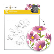 Altenew - Dancing Cosmos Simple Coloring Stencil Set (4 in 1)