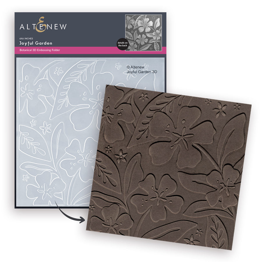 Altenew - Joyful Garden 3D Embossing Folder