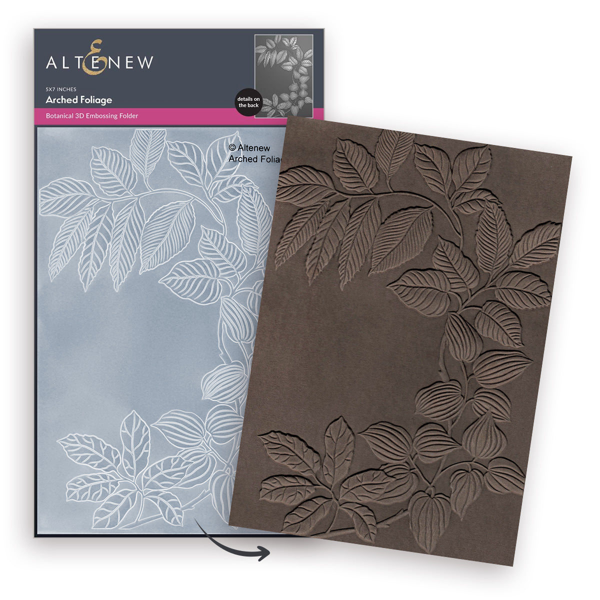Altenew - Arched Foliage 3D Embossing Folder